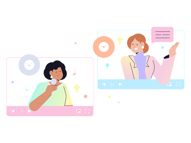 Diverse group of people watching an online educational webinar about cats and emotional wellness on their laptops